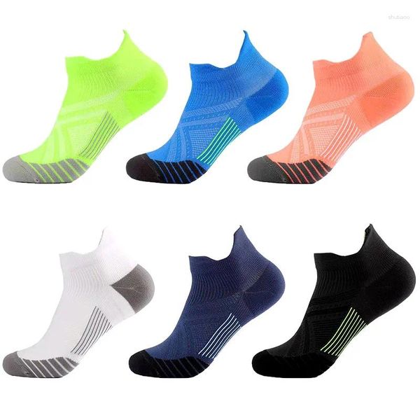 Herren-Socken, Kompression, Laufen, Knöchel, sportlich, dickes Kissen, rutschfest, niedrig geschnitten, dünn, atmungsaktiv, für alle Jahreszeiten YS001-210