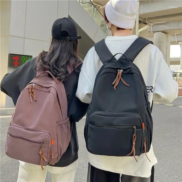 Zaino Donna Uomo Zaino grande per studenti Zaino per laptop in tela unisex moda per scuola adolescente 2023 Mochila da viaggio