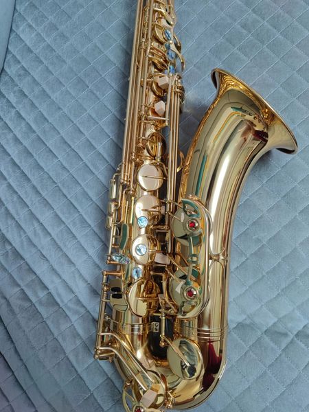 Saxofone tenor profissional clássico original 803, estrutura bb, reforço de costela dupla, chave abalone, tom de alta qualidade, sax tenor 00