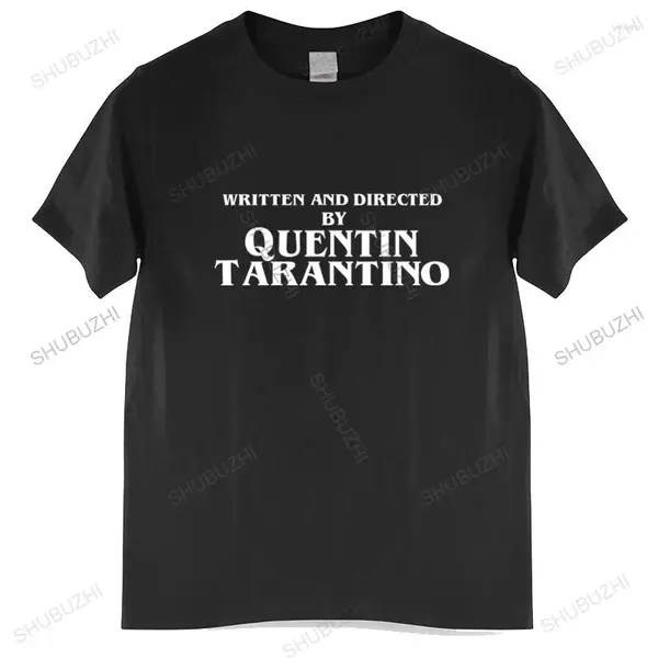 Erkek Tişörtleri Yaz T-Shirt Erkek Marka Teeshirt yazılı ve yönetilen Quentin Tarantino Gömlek Erkek Euro Boyut