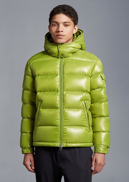 Inverno 2023 Autunno uomo Piume d'anatra Bianca Parka Giubbotti Cerniera Pelliccia Con Cappuccio A Righe Uomo Slim Cappotti Corti MKM001 indumento