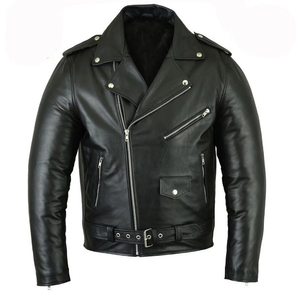 Giacca in pelle da uomo in ecopelle slim fit colletto alla coreana PU giacca da uomo anti-vento moto bavero cerniera diagonale giacche giacca in pelle da uomo giacca 231020