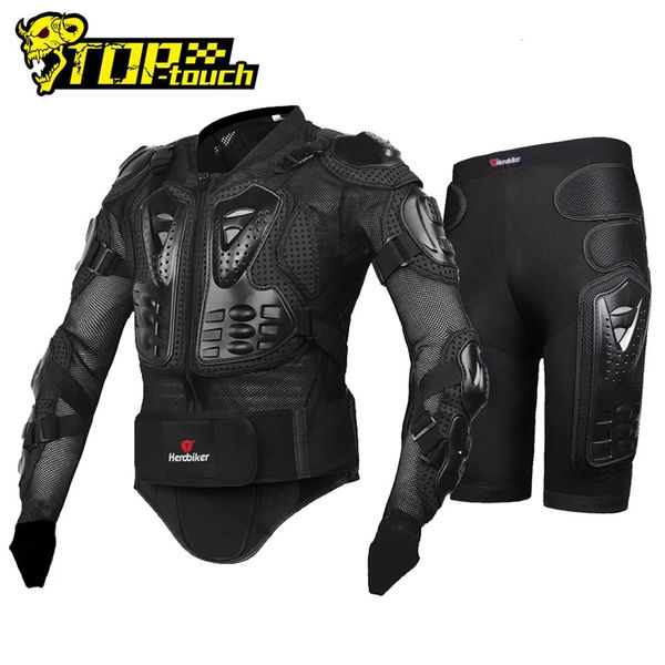 Erkek Ceketler Herobiker Motosiklet Ceket Erkekler Tam Vücut Zırh Motosiklet Motokros Yarışı Moto Zırh Binicilik Motosiklet Koruma Boyutu S-5XL 231020