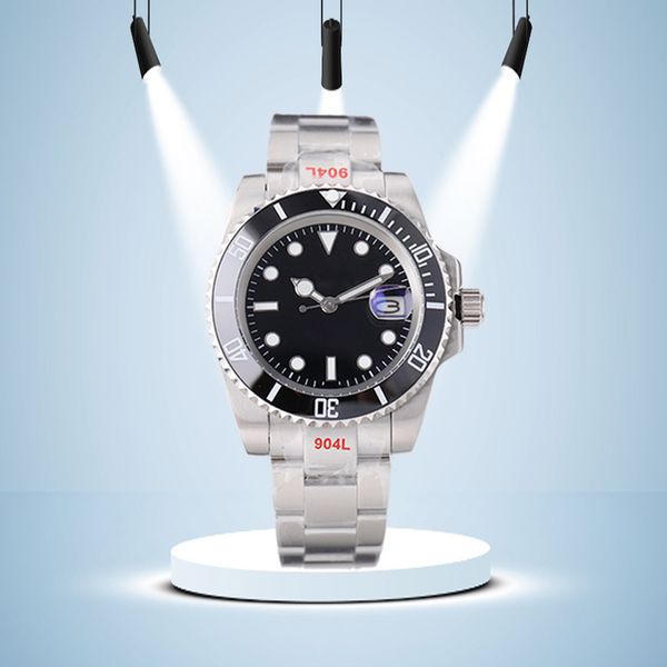Мужские модельные дизайнерские часы высшего качества, керамический безель, позолоченный GMT, montre de luxe, автоматические механические 40 мм, часы из нержавеющей стали 904L, наручные часы, керамика