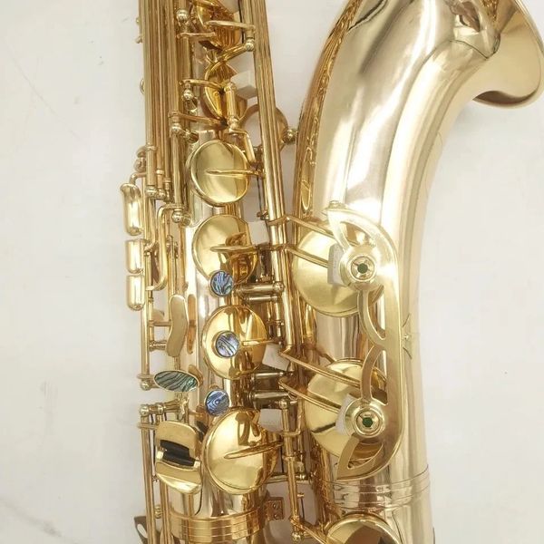 Original 802 eins-zu-eins struktur modell drop B ton professionelle tenor saxophon upgrade doppel-rippe abalone schlüssel tenorsaxophon 00