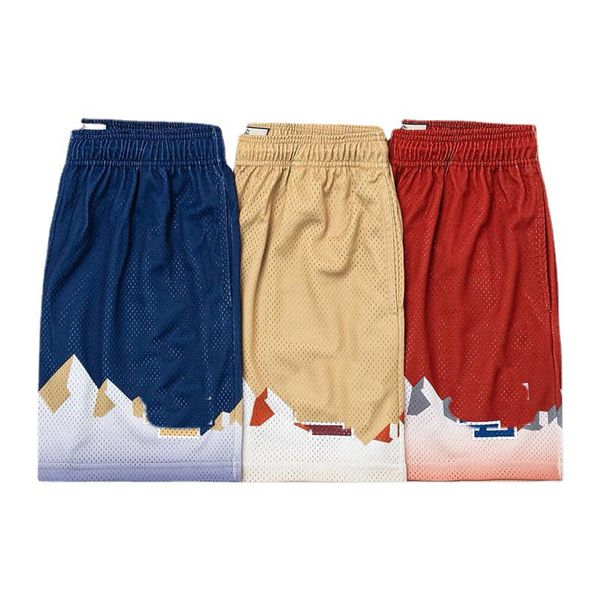 Pantaloncini da uomo a vita alta Corti Mesh nuoto LA Short da basket T Short Con tasche Mesh hot T Short Per Sport Beach Swim Drifting Fast Quick Drying menu