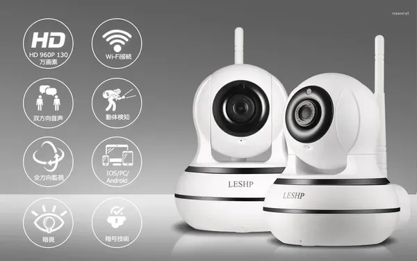 Home Security IP-Kamera Wireless WiFi Zwei-Wege-Audio-Video-Babyphone 960P Nachtbewegungserkennung