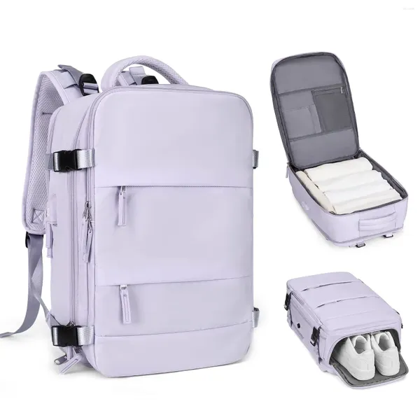 Rucksack für Damen, Flugzeug, Reisen, großes Multifunktionsgepäck, wasserdicht, Sporttaschen, Koffer, Business, Laptop, Handgepäck, für Mädchen