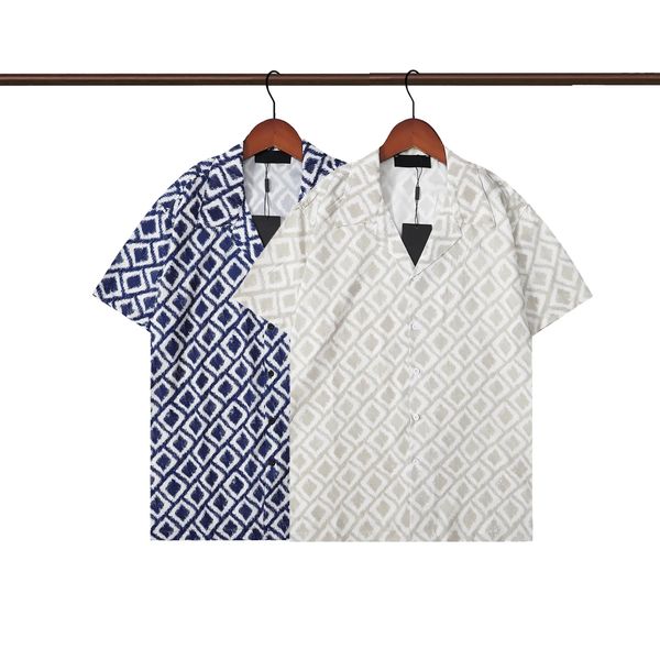 2024 Mode-Charme Neue Designer-Hemden Strandshorts Herrenmode Hawaii-Bowlinghemd mit Blumendruck Freizeithemden Herren Kurzarmhosen Verschiedenes Hemd