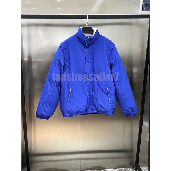 Jaquetas de grife inverno moda blazer jaqueta masculina mulheres blusão mangas destacáveis colete jaquetas casaco mangas compridas ao ar livre streetwear ggity azul escuro