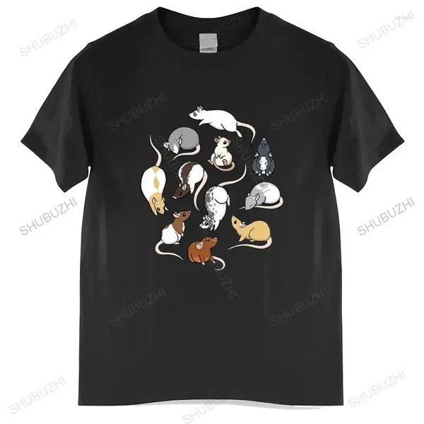 Männer T Shirts Mode Marke Shirt Herren Maker Lustige Ratten Heather Kleidung Für Männer Unisex T-shirt Teenager Coole Tops