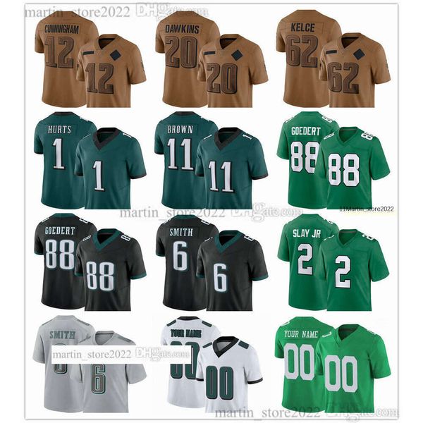 Maglia 2023 91 Fletcher Cox 4 Jake Elliott 14 Kenneth Gainwell 89 Jack Stoll 16 Quez Watkins 68 Mailata 69 Landon Dickerson 51 Cam Jurgens 65 Lane Johnson 45 Rick Lovato