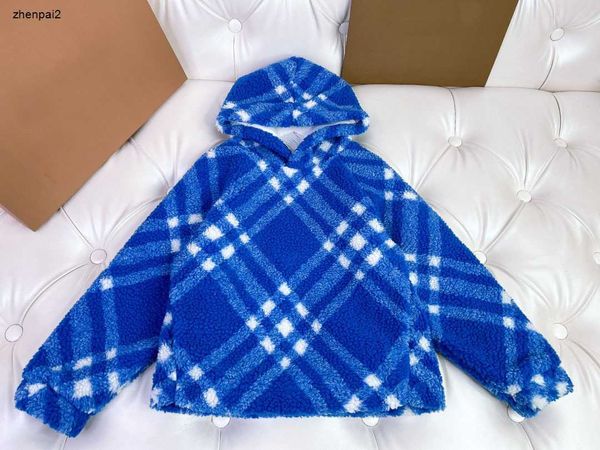 Felpa con cappuccio di lusso per bambino Maglione per bambini in peluche sfumato di alta qualità Taglia 100-150 Pullover caldo per bambini a maniche lunghe Oct20