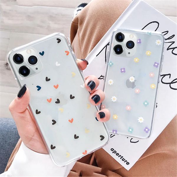 Casos de telefone celular caso para OPPO encontrar X5 X5Pro transparente bonito dos desenhos animados amor coração macio tpu x3 pro capa 231021