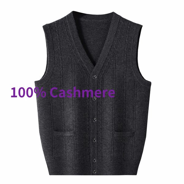 Maglioni da uomo Moda arrivo 100% cashmere Cardigan Gilet Cardigan allentato da uomo Maglione autunno e inverno Uomo Taglie forti S M L XL2XL3XL4XL5XL 231021