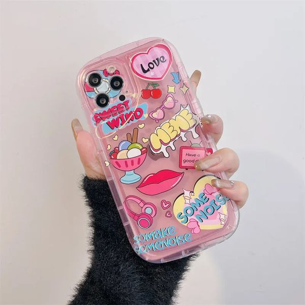 Handyhüllen Sweet and Cool Powder Case für iPhone 14 13 11 Pro XS MAX XR 7 8 Plus SE 231026