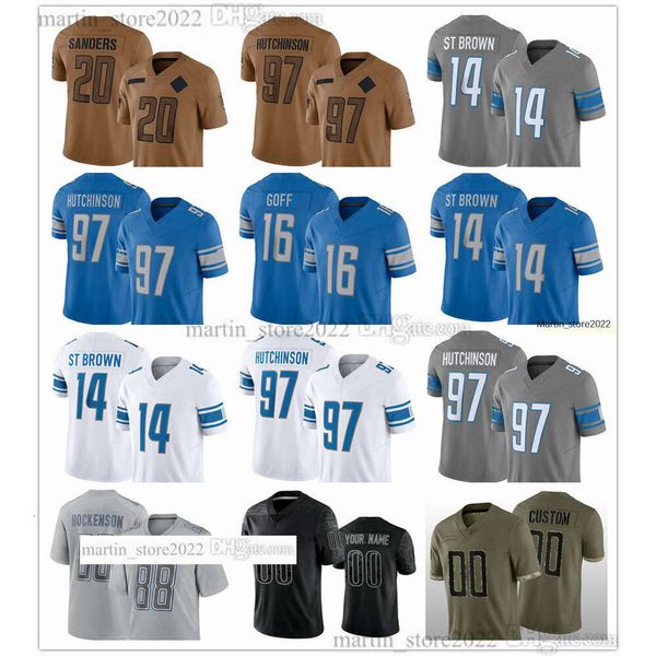 2023 Trikot 8 Josh Reynolds 26 Jahmyr Gibbs 89 Brock Wright 79 John Cominsky 0 Marvin Jones Jr. 45 Jason Cabinda 53 Charles Harris 54 Alim McNeill 10 Teddy Bridgewater