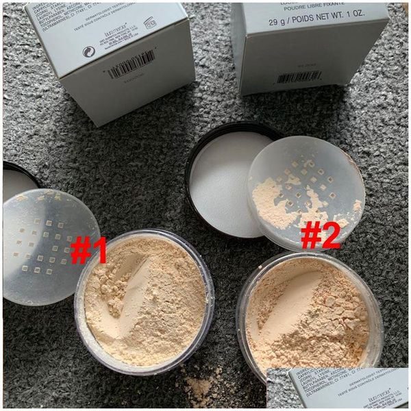 Outros itens de cuidados de saúde Top Quality Mercier Translucent Loose Setting Powder Makeup Face Min Pore Pouder Libre Fixante Brighten Conc Dhzu7