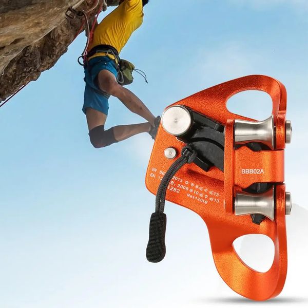 Karabiner Great Climbing Hand Riser Professional Safe Catch Anti-Rost Climbing Tree Rock Chest Ascender 231021