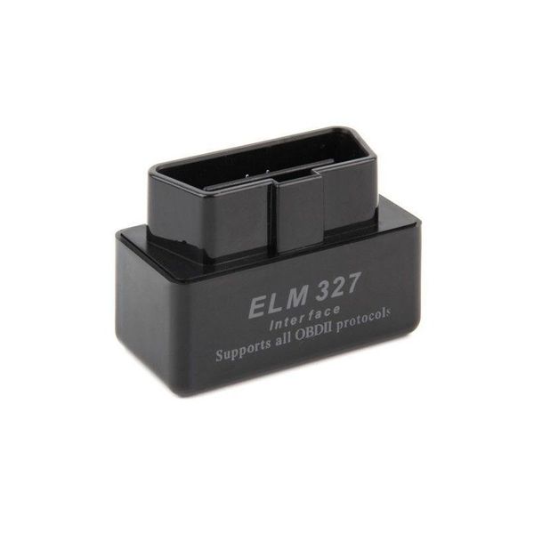 Teşhis Araçları Süper Mini ELM327 Bluetooth OBD2 V1.5 Siyah Akıllı Araba Arayüzü Elm 327 Kablosuz Tarama Aracı Bırakma Teslimat Mobilleri Mo Dhite