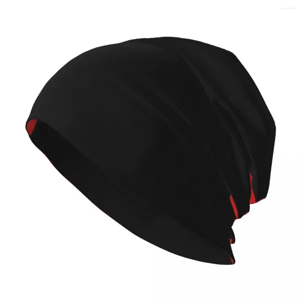 Berets Harlequin (preto e vermelho) chapéu de malha preto espuma festa chapéus cosplay boné de beisebol masculino feminino