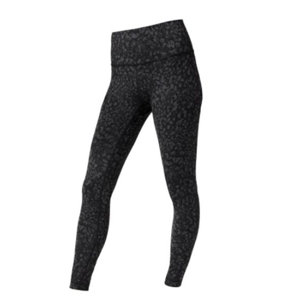 Yoga Outfit Lu-088 Pantaloni da yoga da donna con stampa leopardata da donna Pantaloni da yoga da palestra Sport da corsa Leggings aderenti a vita alta traspiranti ad asciugatura rapida Dh3Pu