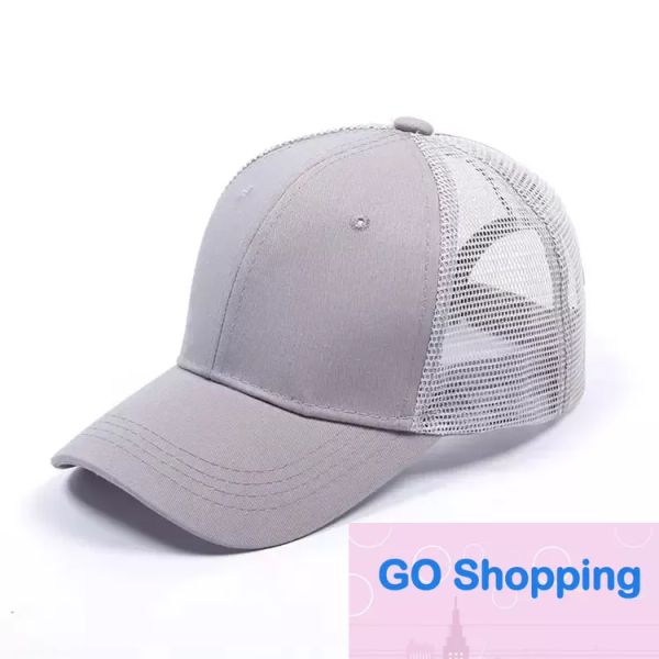 Chapéus de algodão simples Caps de beisebol personalizados Strapbacks ajustáveis para homens adultos wovels sports curvados chapéus em branco Golf Sun Cap