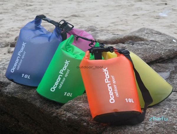 2L5L10L20L30L Ao Ar Livre Seco À Prova D 'Água Saco Saco Seco À Prova D 'Água Flutuante Sacos de Engrenagem Seca Para Barco Pesca Rafting Swimming3071340