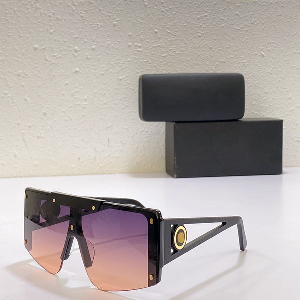 Sonnenbrille, großer Rahmen, High-End-Edition, Luxusbrille, Damen-Acetat-Rahmen, moderne, elegante Herrenbrille, Modenschau, Fahren, UV400-Schutz, VE4393