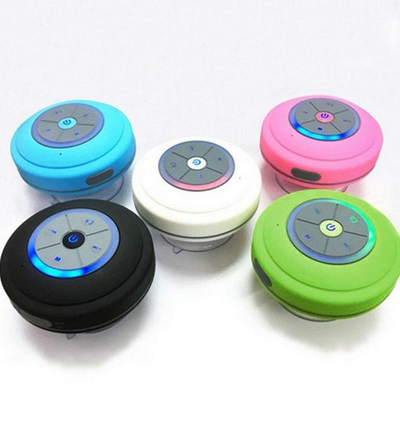 À prova dwaterproof água bluetooth alto-falante luz 41 alto-falante otário chuveiro caixa sem fio mini plug-in tf cartão veículo pequeno rádio fm q99479633