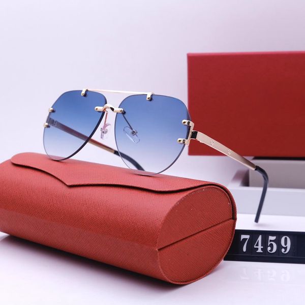 occhiali da sole firmati da uomo pilota occhiali da sole polarizzati in metallo di lusso classici uomo moda guida occhiali da sole protettivi UV400 alta qualità per la spedizione gratuita