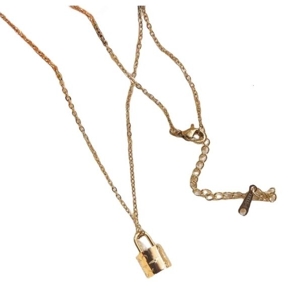 Halskette Mode Luxus Designer Halskette Choker Anhänger Kette 18K vergoldet Edelstahl Buchstaben Halsketten Hochzeit Schmuck