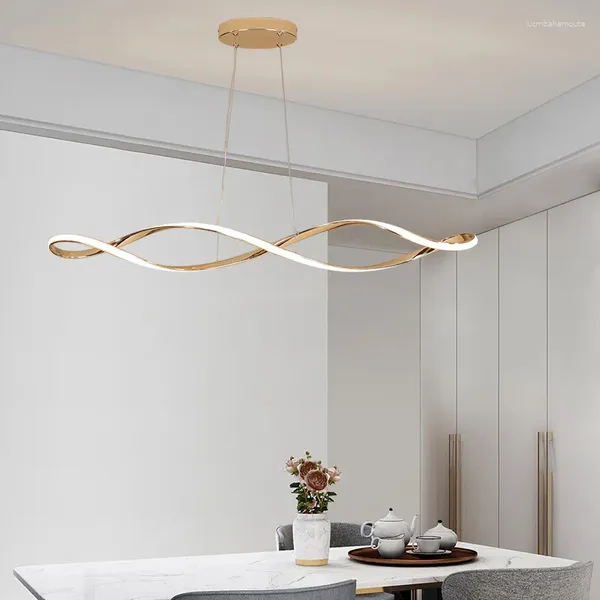 Kronleuchter Nordic Licht Luxus Led Esstisch Kronleuchter Restaurant Küche Kunst Design Anhänger Lampe Moderne Alexa/Fernbedienung Leuchte
