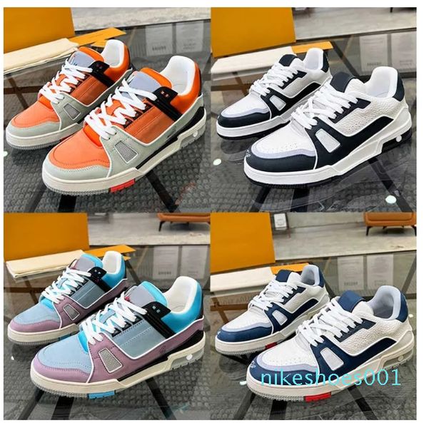 Virgin abloh trainer tênis marca sapatos casuais textura fosca bezerro inveja gel injetado sola de borracha casal moda esportes