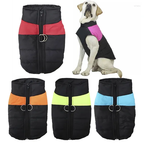 Hundebekleidung, wasserdichte Winter-warme Kleidung, Haustierweste, Reißverschlussjacke für kleine, mittelgroße und große Hunde, Mops, Labrador, französische Bulldogge