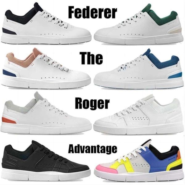 Scarpe da uomo moda Federer The Roger Advantage Clubhouse nero bianco Deep Blue Dustrose Hay forest perla mandorla sabbia Bronzo Acai cloud