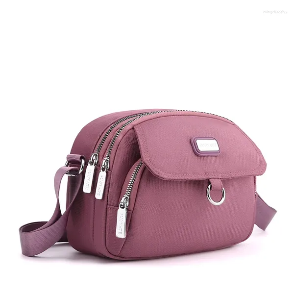 Abendtaschen Casual 3 Schichten Frauen Kleine Umhängetasche Hohe Qualität Langlebiger Stoff Mädchen Mini Hübscher Stil Weibliche Shopping Messenger