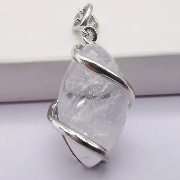 Anhänger Halsketten Klarer Kristall Stein Perle GEM Pferdeauge Schmuck Für Frau Geschenk S513