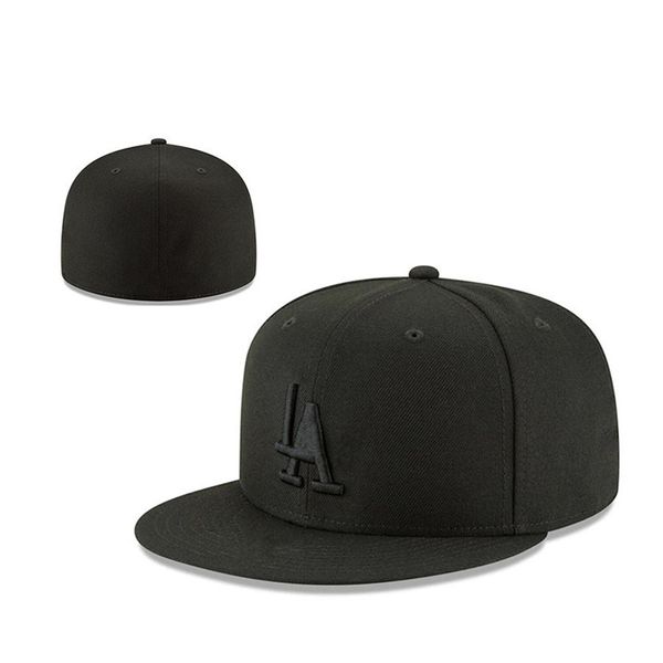 Moda mais recente chapéus ajustados snapbacks bola designer fit chapéu bordado ajustável bonés de algodão de beisebol todos os logotipos da equipe esportes hip hop fechado sol gorros boné W-22