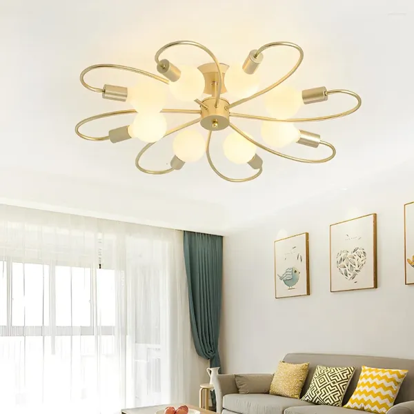 Tavan Işıkları Vintage Borular Lamba Retro Eşyalar Loft Art Lood Chandeliers Klasik Oturma Odası Aydınlatma Dekoru 3 6 8