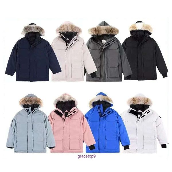 Ripd Down Parkas Jacken Winter Baumwolle Damen Puffy Outdoor Windjacken Paare Verdickte Warme Mäntel Designer Kanadische Größe Xs-xxl Wd95