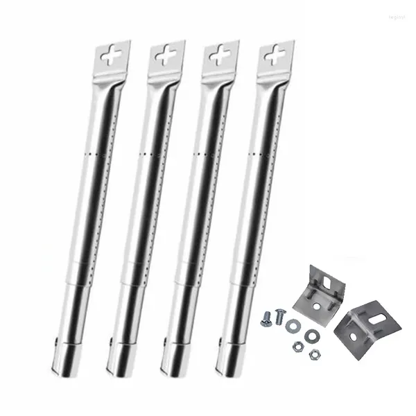 Araçlar 4pcs Ölçeklenebilir Barbekü Gaz Izgarası Evrensel Değiştirme Paslanmaz Çelik Tüp Brülörleri Aracı