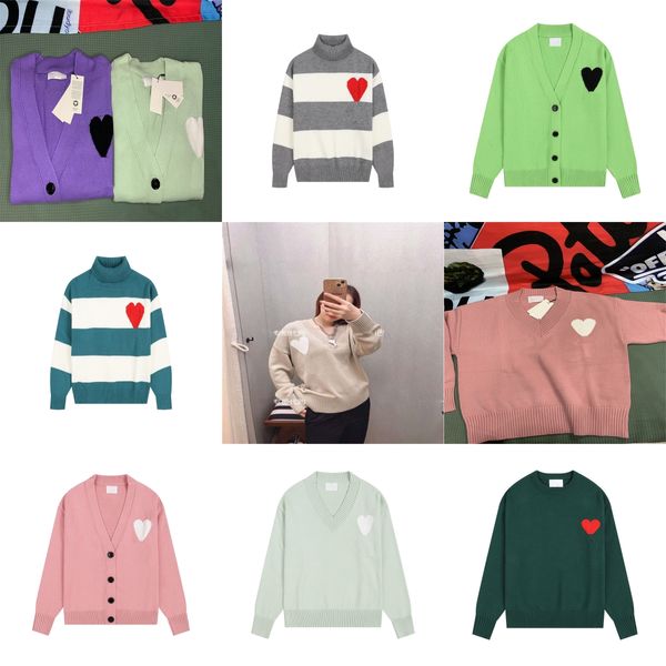 Erkek Sweaters Tasarımcı Kadınlar Knited Sweatshirt Klasik Aşk Kalp Şeklinde Sweater Çift Kapşonlu Üst Tees Erkekler Basit Pullover Moda Kazak Tops