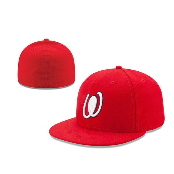 Mode neueste angepasste Hüte Snapbacks Ball Designer Fit Hut Stickerei verstellbare Baseball-Baumwollkappen Alle Team-Logo-Sport-Hip-Hop-geschlossene Sonnenmützen Kappe W-1