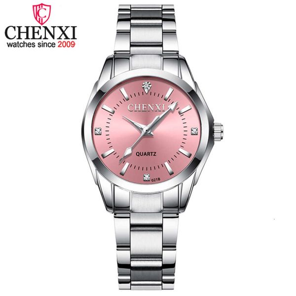 CHENXI Lady Strass Moda Donna Orologio al quarzo Orologi da polso da donna Abito femminile Orologio Xfcs Relogio Feminino