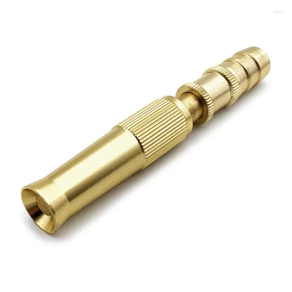 Attrezzature per irrigazione Metallo 16mm Ugello per tubo in ottone massiccio Spruzzatore a pressione regolabile per tubo da giardino / Autolavaggio e altro ancora