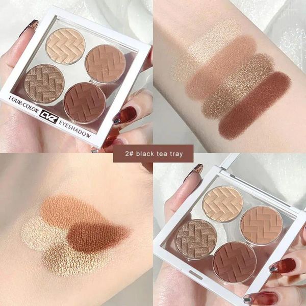 Sombra de olho gás jantar paleta fosco brilho cobre bronzer metálico esfumaçado terra cor shimmer sombra iluminar maquiagem cosméticos