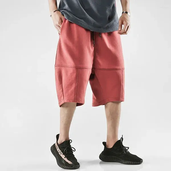 Männer Shorts Sommer Baumwolle Lose Übergroßen Sport Fitness Mode Casual High Street Basketball Harem Fünf-Punkte Hosen