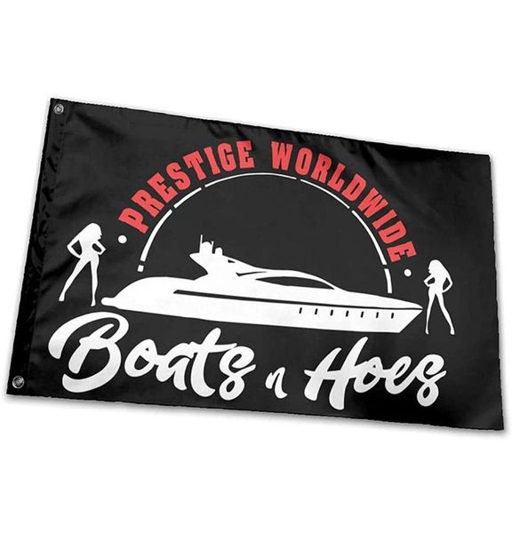 Prestige Worldwide Boats Hoes Step Brothers Flag 3x5ft poliestere 100D con 2 occhielli in ottone7978721
