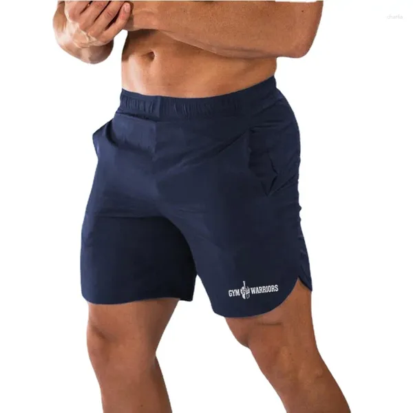 Pantaloncini da uomo Estate Uomo Palestre Sport Bodybuilding Fitness Moda Casual Traspirante Lettera stampata Allenamento Asciugatura rapida 5 colori